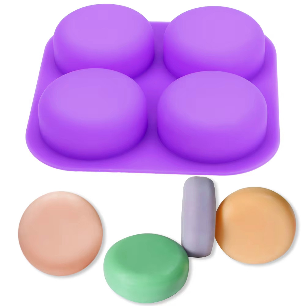Soap Making Utensils - 1-2 قطعة من قوالب الصابون السيليكونية