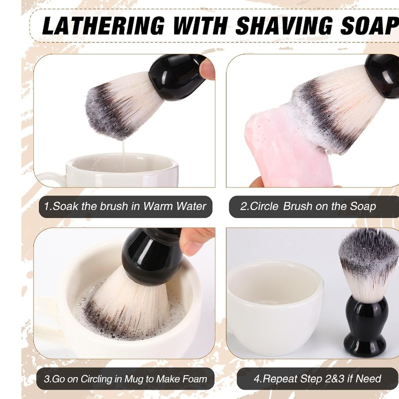فرشاة حلاقة اللحية، مقبض خشبي، - مراجعة Soap Making Utensils وسعره