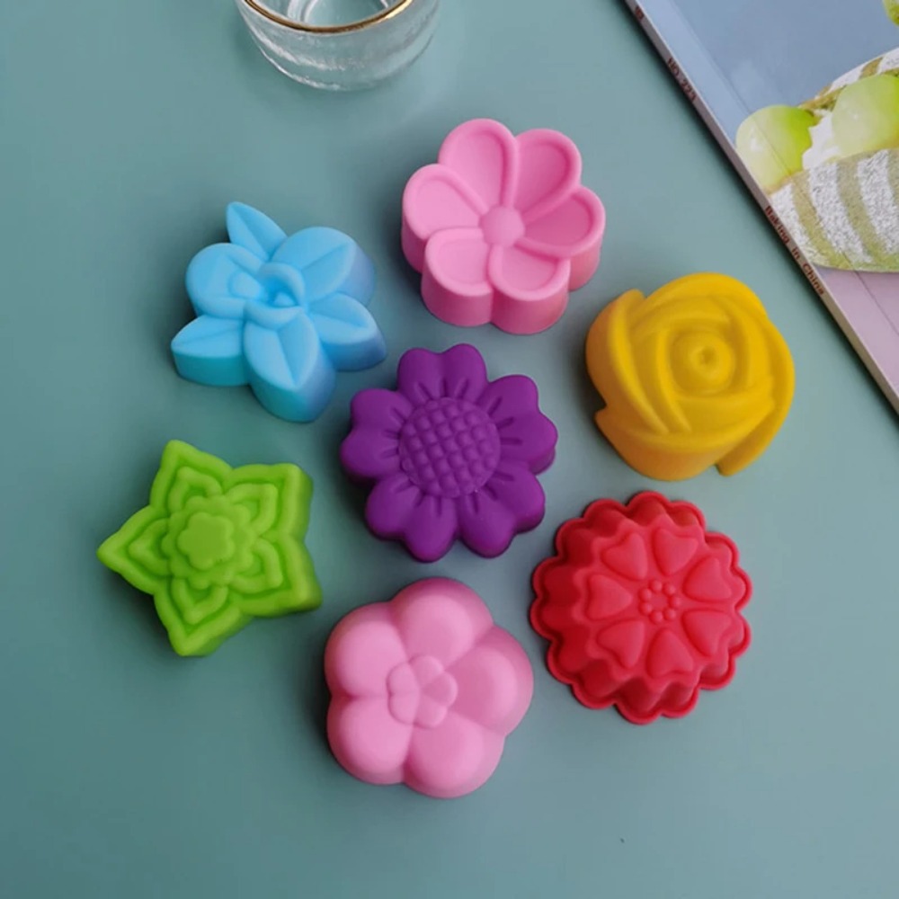 لطيف 5 سنتيمتر زهرة سيليكون قا - مراجعة Soap Making Utensils وسعره