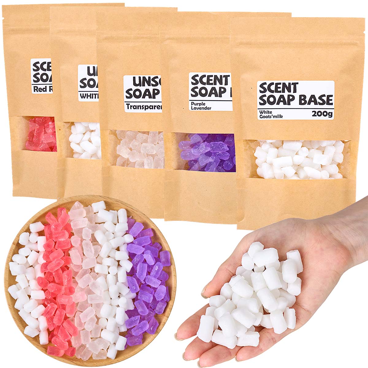 200 جرام قاعدة صابون الجلسرين  - مراجعة Soap Making Goats Milk وسعره