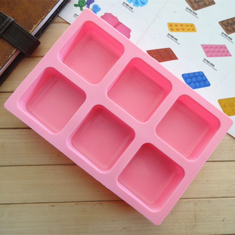 قوالب كعكة سيليكون مربعة قوالب - مراجعة Soap Making Utensils وسعره