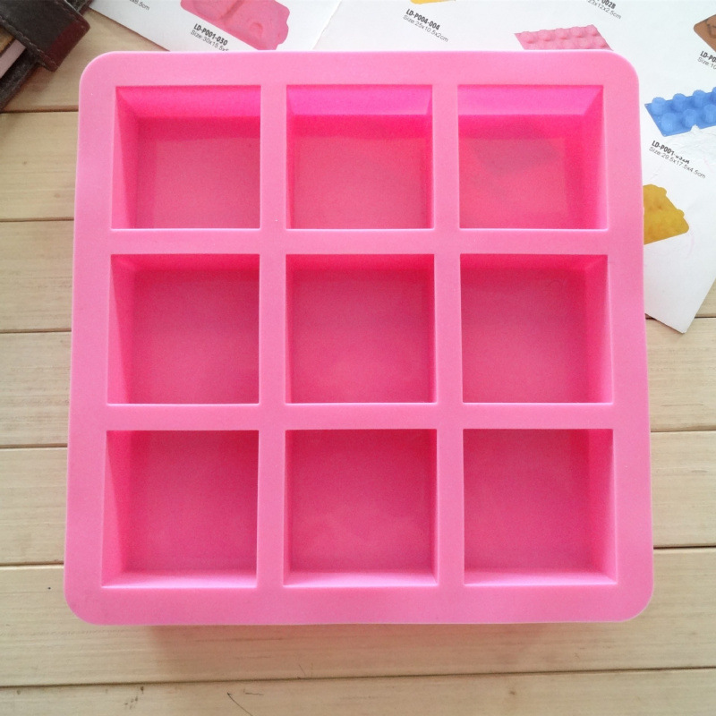 قوالب كعكة سيليكون مربعة قوالب - مراجعة Soap Making Utensils وسعره