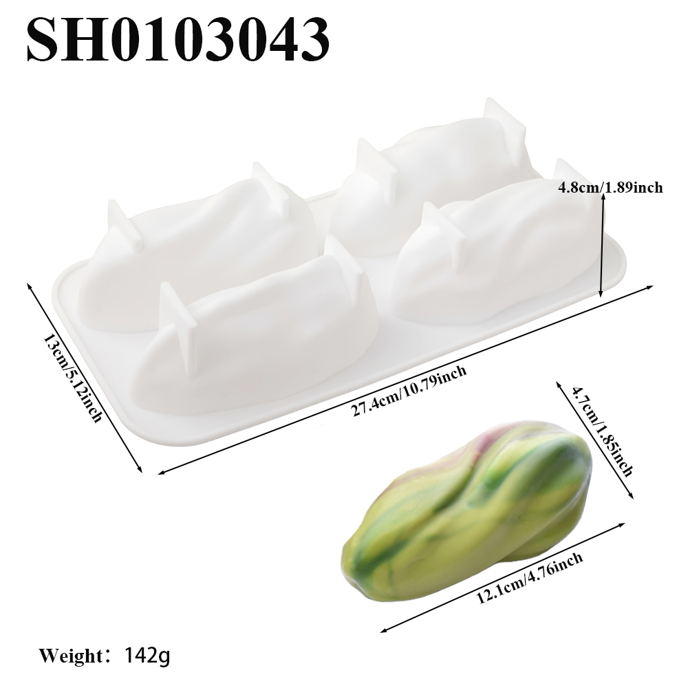 قالب خبز سيليكون بتصميم الفستق - مراجعة Soap Making Utensils وسعره